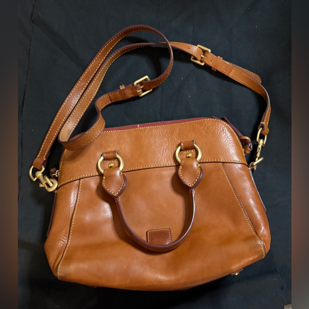 Dooney & Bourke Florentine Collection Cameron Crossbody Natural